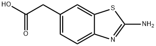 (2-氨基苯并噻唑-6-基)乙酸, 30132-15-1, 结构式