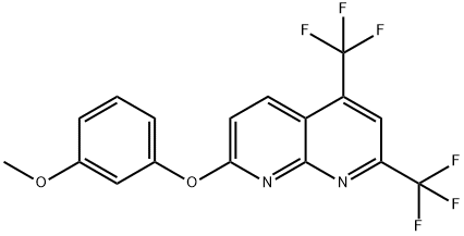 303996-17-0 1,8-Naphthyridine,7-(3-methoxyphenoxy)-2,4-bis(trifluoromethyl)-(9CI)