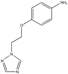 4-[2-(1H-1,2,4-triazol-1-yl)ethoxy]aniline Structure