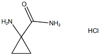 1‐aminocyclopropane‐1‐carboxamide hydrochloride, 324796-27-2, 结构式