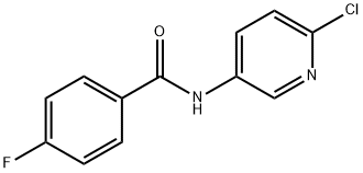 N-(6-chloropyridin-3-yl)-4-fluorobenzamide Structure