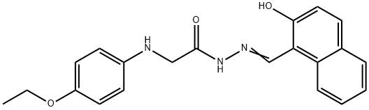 (E)-2-(4-에톡시페닐아미노)-N'-((2-히드록시나프탈렌-1-일)메틸렌)아세토히드라지드