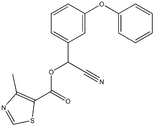 cyano(3-phenoxyphenyl)methyl 4-methyl-1,3-thiazole-5-carboxylate