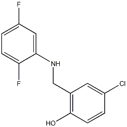 4-chloro-2-{[(2,5-difluorophenyl)amino]methyl}phenol