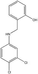 2-{[(3,4-dichlorophenyl)amino]methyl}phenol 化学構造式