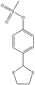 4-(1,3-dithiolan-2-yl)phenyl methanesulfonate Struktur