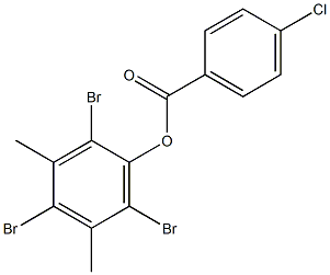  2,4,6-tribromo-3,5-dimethylphenyl 4-chlorobenzoate