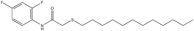  N-(2,4-difluorophenyl)-2-(dodecylsulfanyl)acetamide