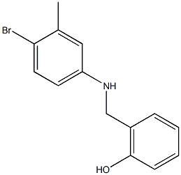 2-{[(4-bromo-3-methylphenyl)amino]methyl}phenol|