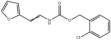 (2-chlorophenyl)methyl N-[(E)-2-(furan-2-yl)ethenyl]carbamate Structure