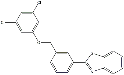  2-{3-[(3,5-dichlorophenoxy)methyl]phenyl}-1,3-benzothiazole