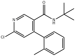 N-tert-butyl-6-chloro-4-(o-tolyl)nicotinamide