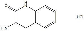 3-amino-1,2,3,4-tetrahydroquinolin-2-one hydrochloride, 35849-31-1, 结构式