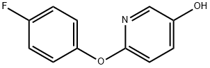 6-(4-fluorophenoxy)pyridin-3-ol 结构式