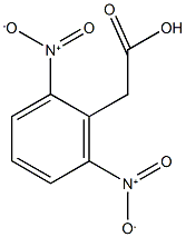 2-(2,6-dinitrophenyl)acetic acid Struktur