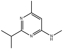 4-Pyrimidinamine,N,6-dimethyl-2-(1-methylethyl)-(9CI) 化学構造式