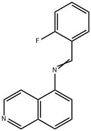 (1E)-1-(2-fluorophenyl)-N-(isoquinolin-5-yl)methanimine Structure