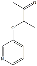 2-Butanone,3-(3-pyridinyloxy)-(9CI) 结构式