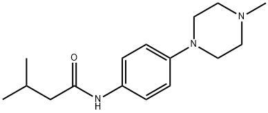 3-methyl-N-[4-(4-methylpiperazin-1-yl)phenyl]butanamide Structure
