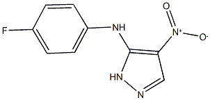 N-(4-fluorophenyl)-4-nitro-1H-pyrazol-5-amine Structure