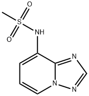 N-[1,2,4]triazolo[1,5-a]pyridin-8-ylmethanesulfonamide Struktur