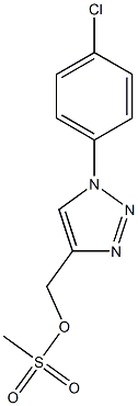 [1-(4-chlorophenyl)-1H-1,2,3-triazol-4-yl]methyl methanesulfonate|