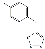 5-(4-fluorophenoxy)-1,2,3-thiadiazole Structure