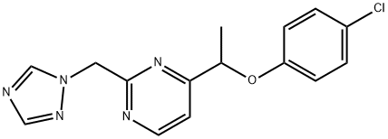 4-chlorophenyl 1-[2-(1H-1,2,4-triazol-1-ylmethyl)-4-pyrimidinyl]ethyl ether,400083-24-1,结构式