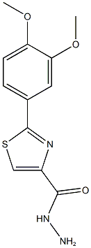 2-(3,4-dimethoxyphenyl)-1,3-thiazole-4-carbohydrazide Structure