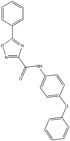 N-(4-phenoxyphenyl)-5-phenyl-1,2,4-oxadiazole-3-carboxamide Structure