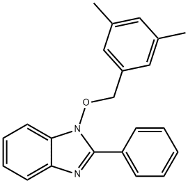 400085-02-1 1-[(3,5-dimethylphenyl)methoxy]-2-phenyl-1H-1,3-benzodiazole