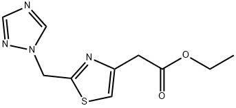 ethyl 2-[2-(1H-1,2,4-triazol-1-ylmethyl)-1,3-thiazol-4-yl]acetate|