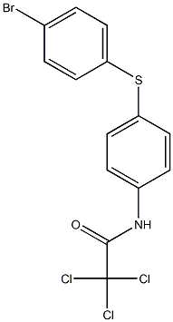 N-{4-[(4-bromophenyl)sulfanyl]phenyl}-2,2,2-trichloroacetamide