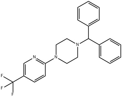 1-(diphenylmethyl)-4-[5-(trifluoromethyl)pyridin-2-yl]piperazine|