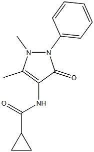  N-(1,5-dimethyl-3-oxo-2-phenyl-2,3-dihydro-1H-pyrazol-4-yl)cyclopropanecarboxamide