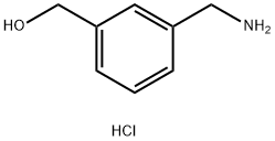[3-(アミノメチル)フェニル]メタノール塩酸塩 化学構造式