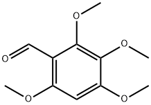 2,3,4,6-tetramethoxybenzenecarbaldehyd 化学構造式