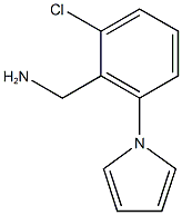 [2-chloro-6-(1H-pyrrol-1-yl)phenyl]methanamine Structure