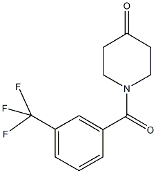 1-[3-(trifluoromethyl)benzoyl]piperidin-4-one|