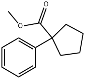 cyclopentanecarboxylic acid, 1-phenyl-, methyl ester Structure