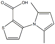 3-(2,5-dimethyl-1H-pyrrol-1-yl)thiophene-2-carboxylic acid, 477888-48-5, 结构式