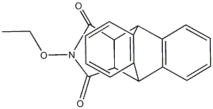 17-ethoxy-17-azapentacyclo[6.6.5.0~2,7~.0~9,14~.0~15,19~]nonadeca-2(7),3,5,9(14),10,12-hexaene-16,18-dione Structure