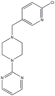 2-{4-[(6-chloropyridin-3-yl)methyl]piperazin-1-yl}pyrimidine Structure