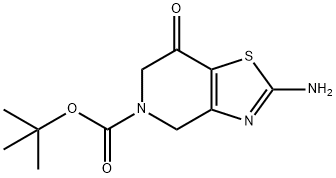 tert-butyl 2-amino-7-oxo-6,7-dihydrothiazolo[4,5-c]pyridine-5(4h)-carboxylate Structure