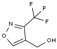 (3-(トリフルオロメチル)イソオキサゾール-4-イル)メタノール 化学構造式