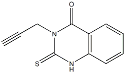 3-(2-propynyl)-2-thioxo-2,3-dihydro-4(1H)-quinazolinone Struktur