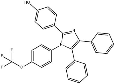 497061-18-4 4-{4,5-diphenyl-1-[4-(trifluoromethoxy)phenyl]-1H-imidazol-2-yl}phenol