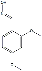 (NE)-N-[(2,4-dimethoxyphenyl)methylidene]hydroxylamine Struktur