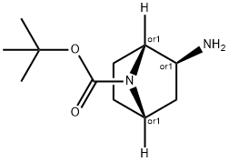 (1r,2s,4s)-rel-2-amino-7-boc-7-azabicyclo[2.2.1]heptane 结构式