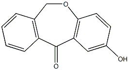 2-hydroxydibenzo[b,e]oxepin-11(6H)-one, 50456-78-5, 结构式